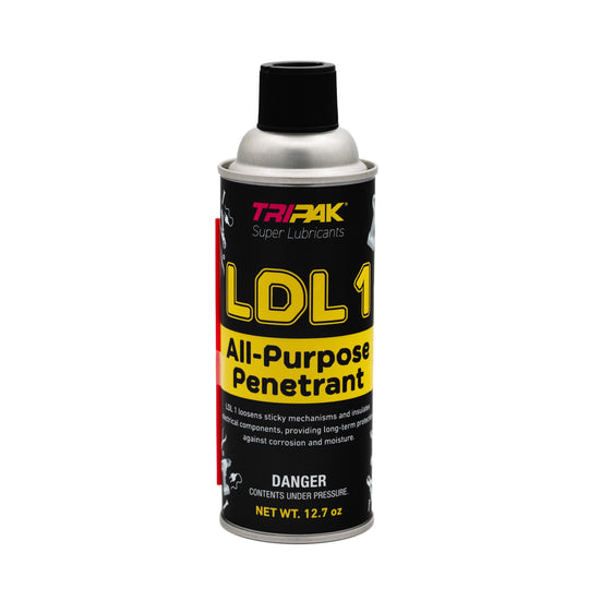 Tripak LDL 1 All-Purpose Penetrant can on a white background